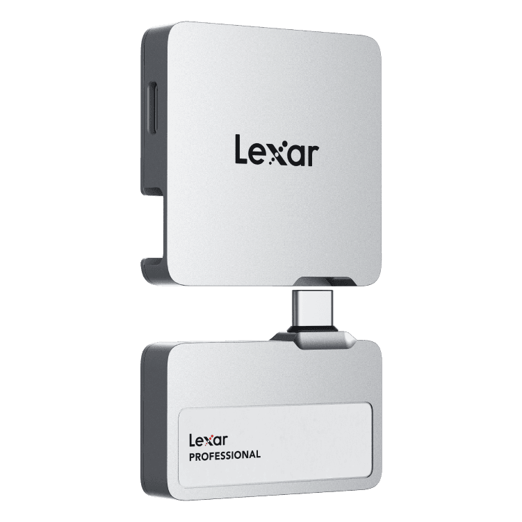 Lexar SL400 1TB Professional Go USB 3.2 Gen 2 Portable SSD with Hub