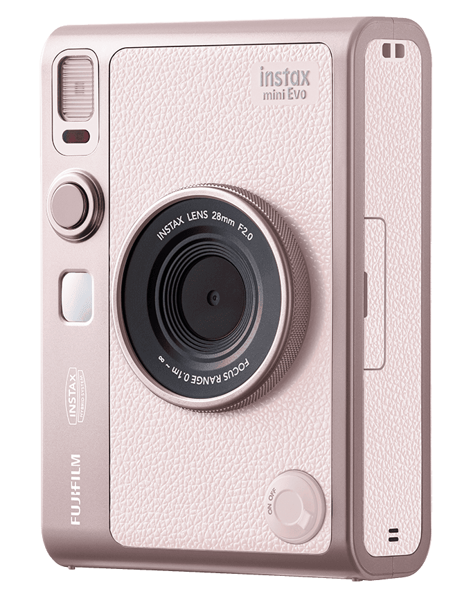 FUJIFILM instax mini EVO Hybrid Instant Camera Gentle Rose Pink