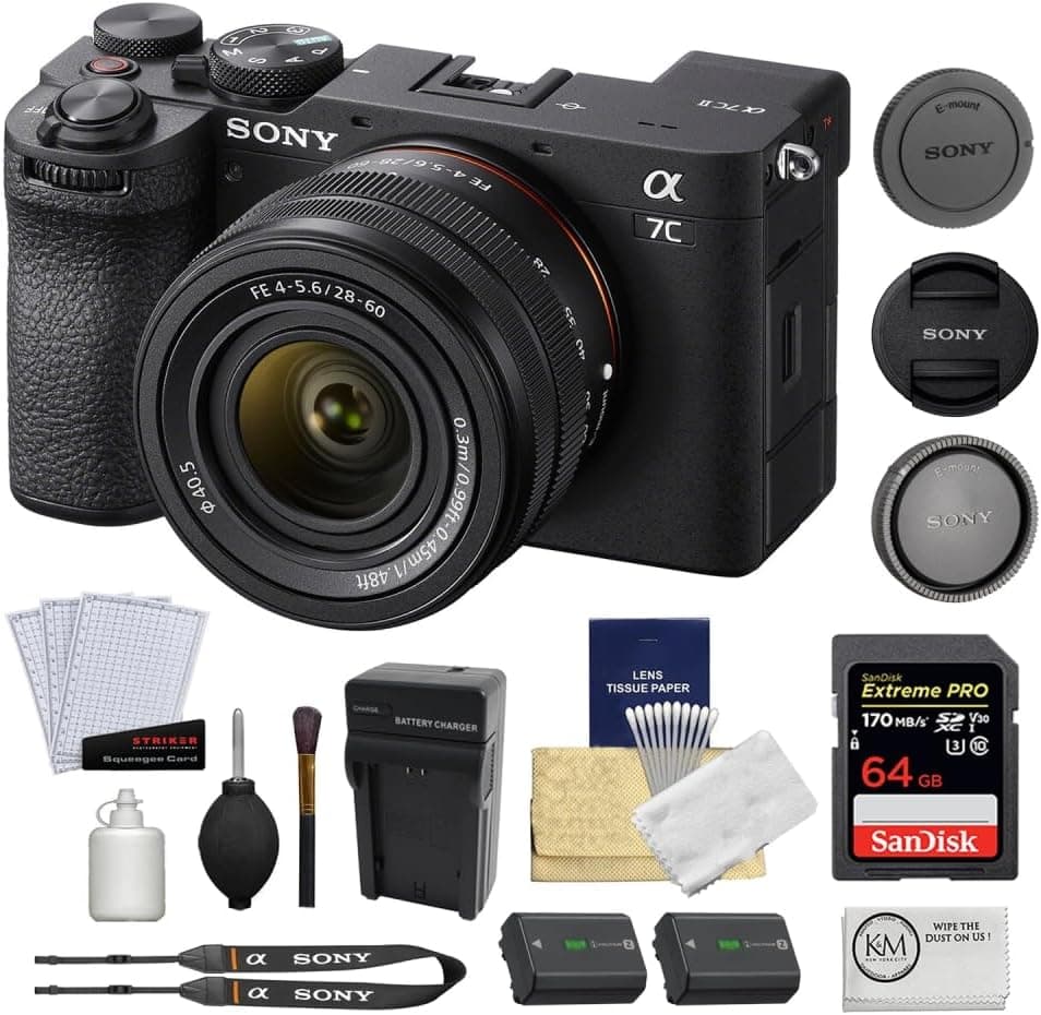 Sony a7C II Mirrorless Camera with 28-60mm Lens (Black)