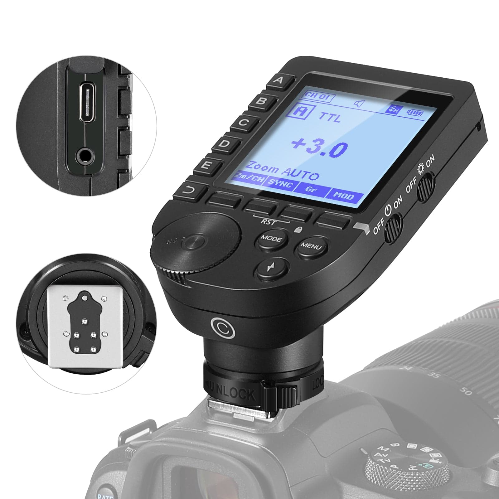 NEEWER QPRO-S TTL Wireless Flash Trigger For Sony Camera