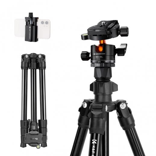 K&F Camera Tripod Lightweight, K234A0+BH-28L, KF09.101