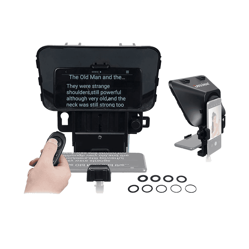 DESVIEW T3 Teleprompter For Smartphone/Tablet/DSLR