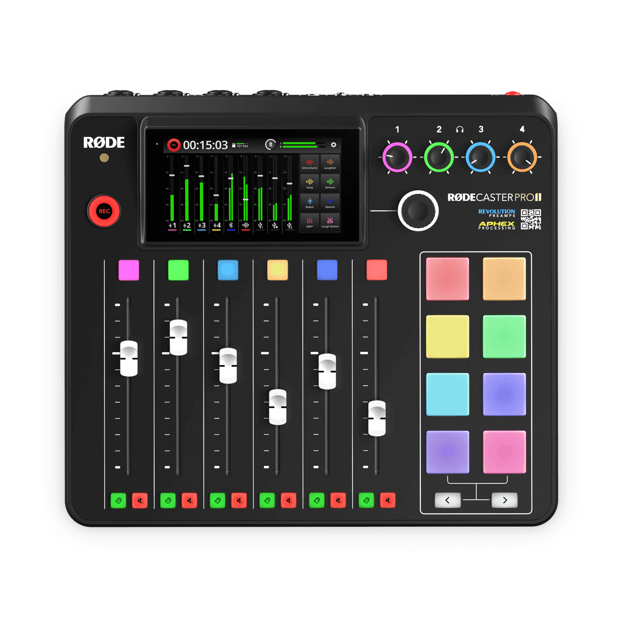 RODE RODECaster Pro II Integrated Audio Production Studio