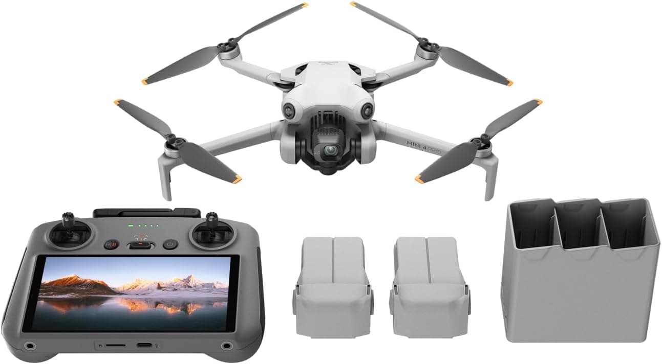 DJI Mini 4 Pro Drone Fly More Combo Plus with RC 2 Controller