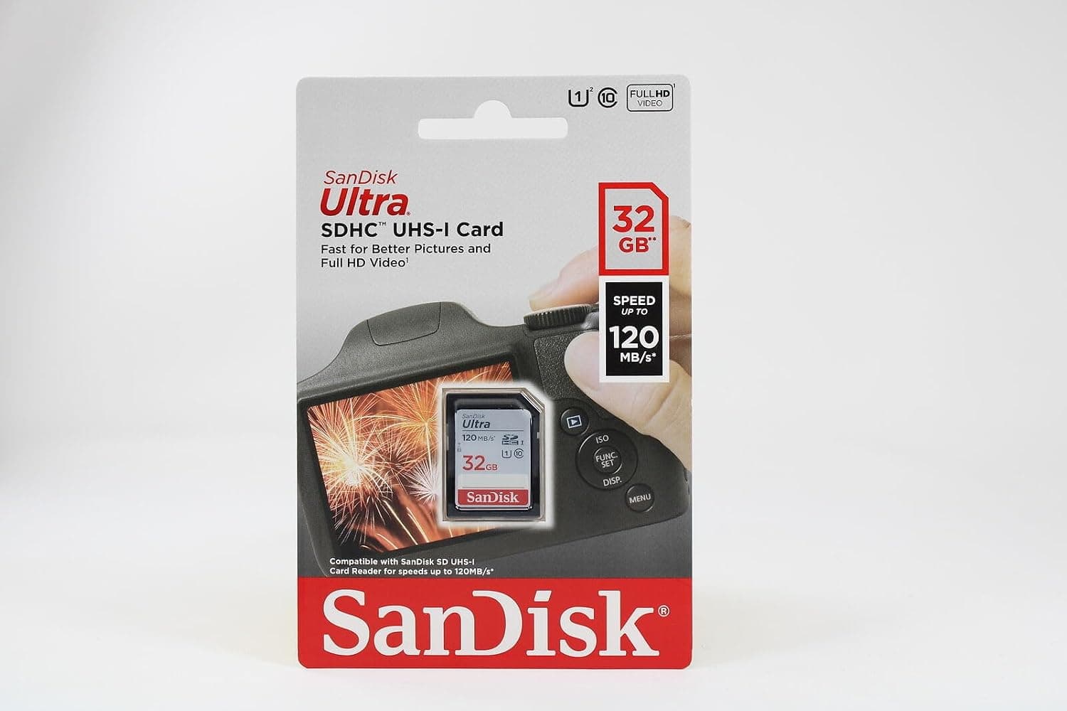 SanDisk 16GB Ultra UHS-I SDHC Memory Card