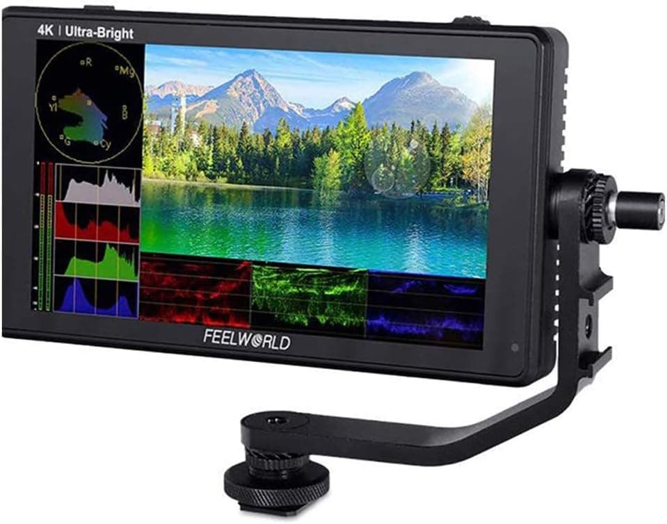 FeelWorld LUT6S 6″ HDMI/3G-SDI Touchscreen Monitor