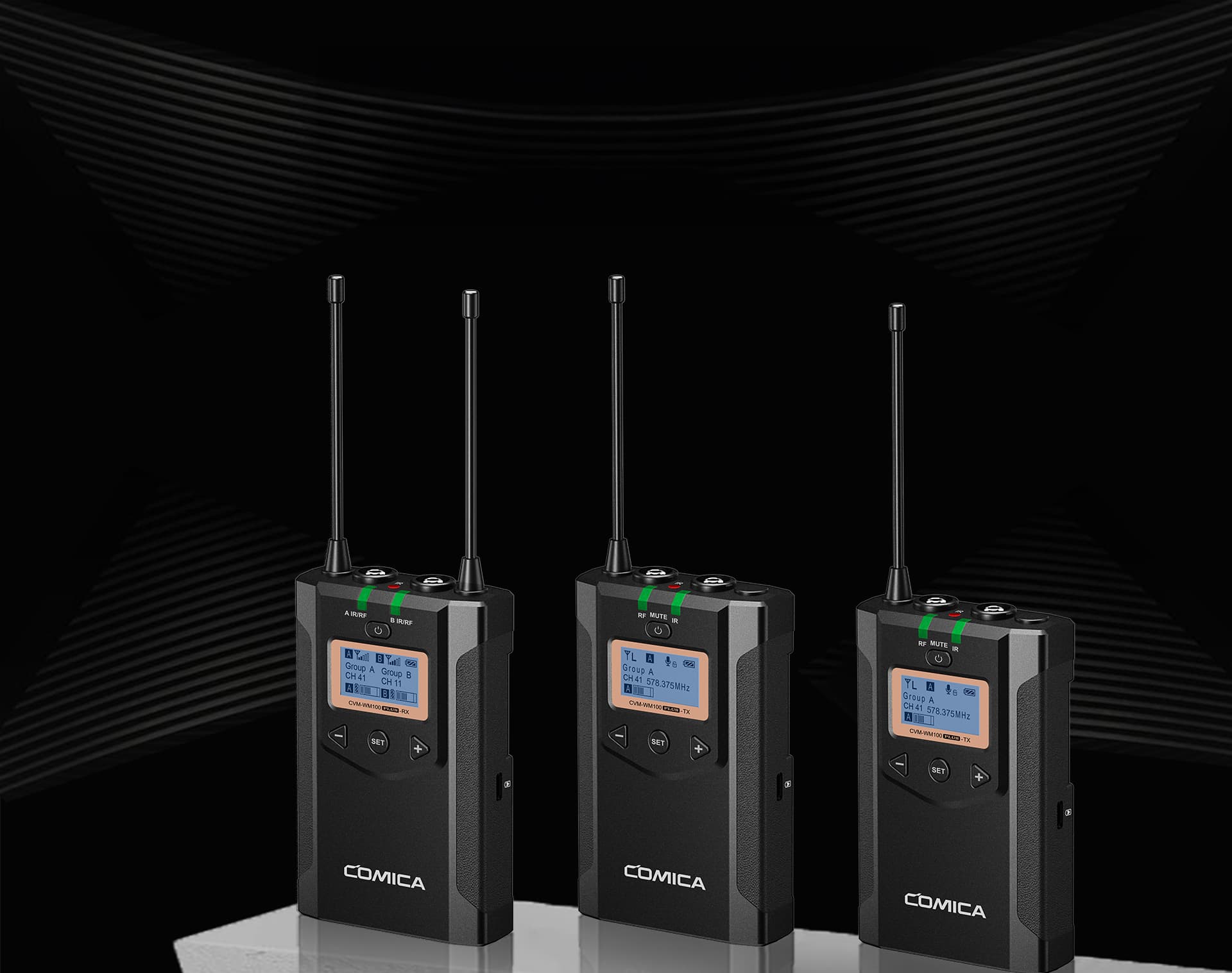 Comica Audio CVM-WM100H Camera-Mount Wireless Handheld Microphone System