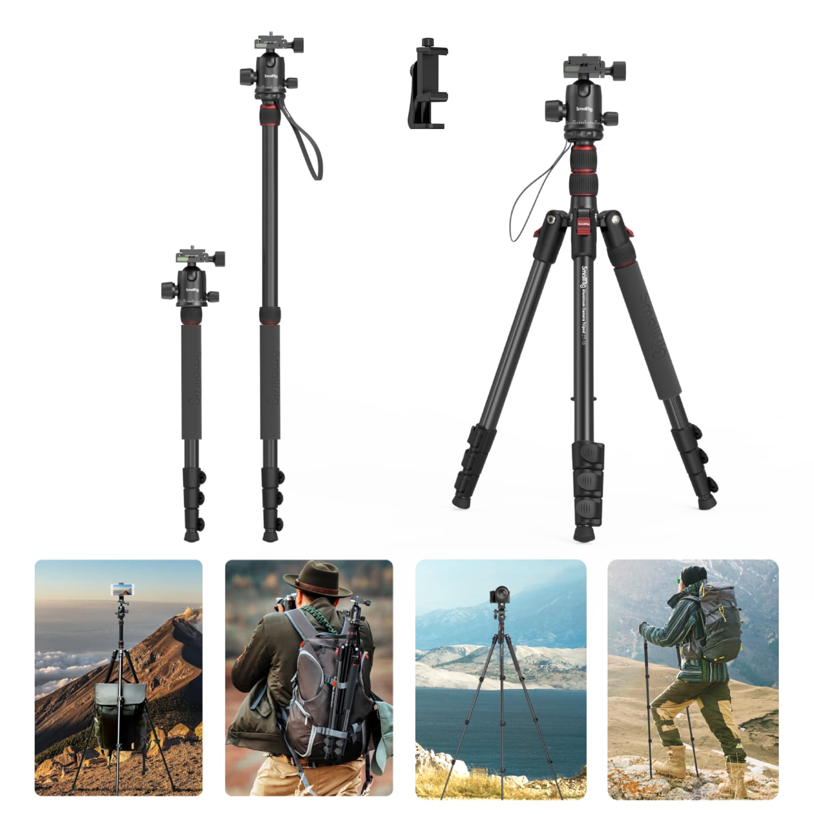 Smallrig CT-10 Aluminum Alloy Camera Tripod