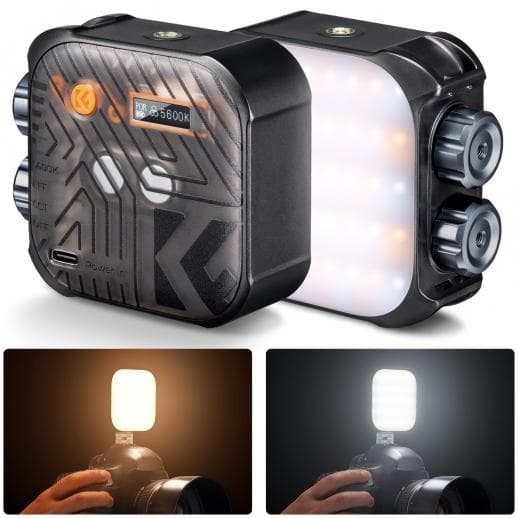 K&F Dual Color Portable RGB Video Led Light