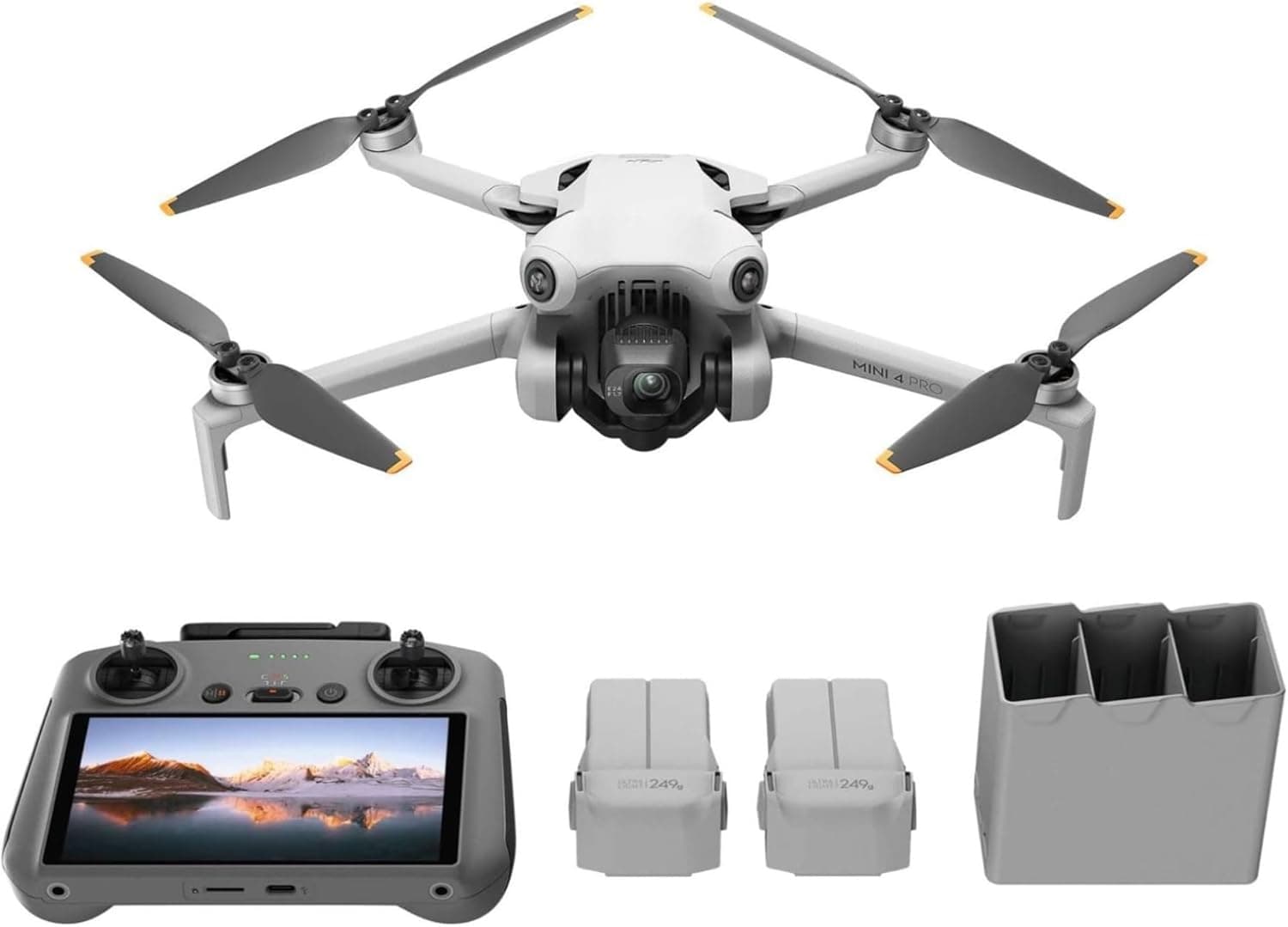 DJI Mini 4 Pro Fly More Combo Drone with RC 2 Controller