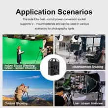 Sutefoto 48V-PCS Dual Battery Power Station V Mount Battery Charger