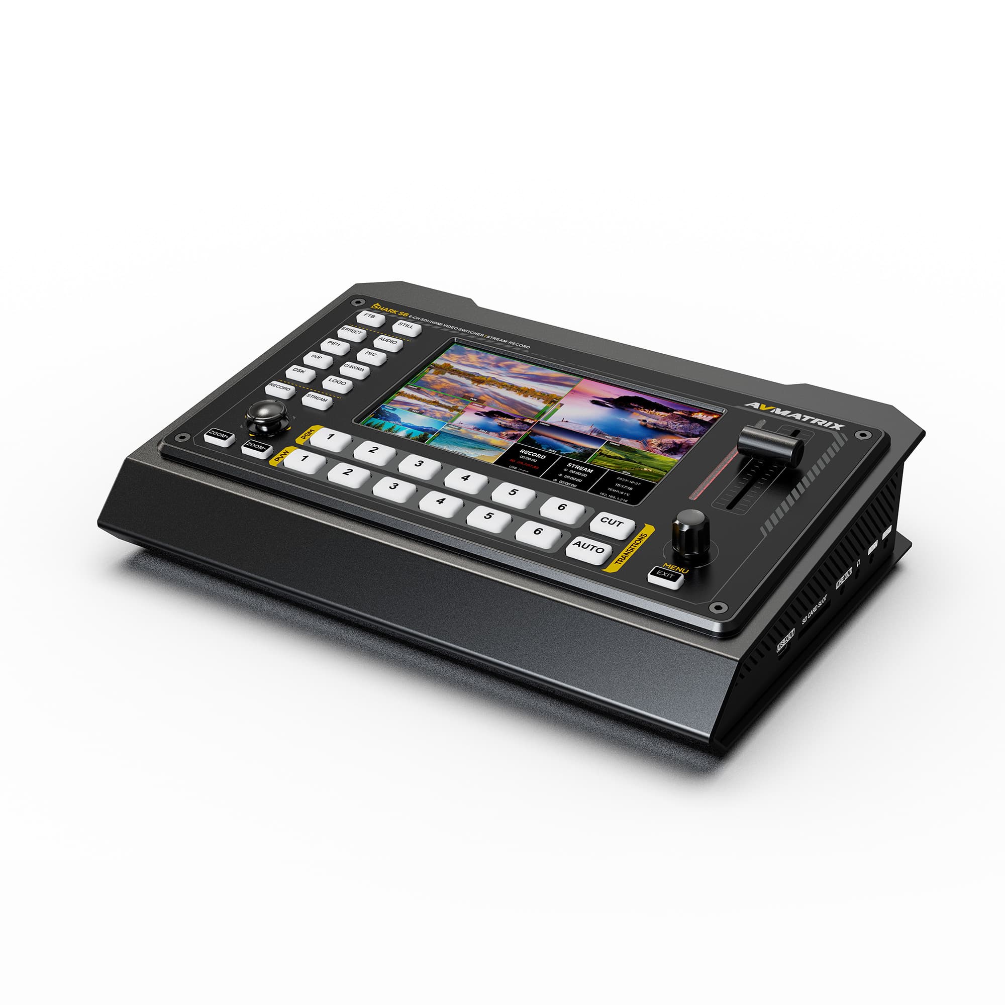 AVMATRIX Shark S6 6-Channel HDMISDI Video Switcher