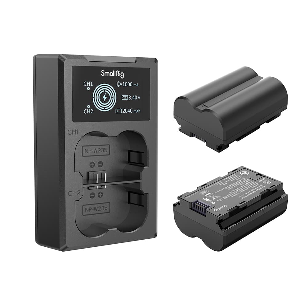 SmallRig NP-W235 2-Battery Kit with Dual Charger