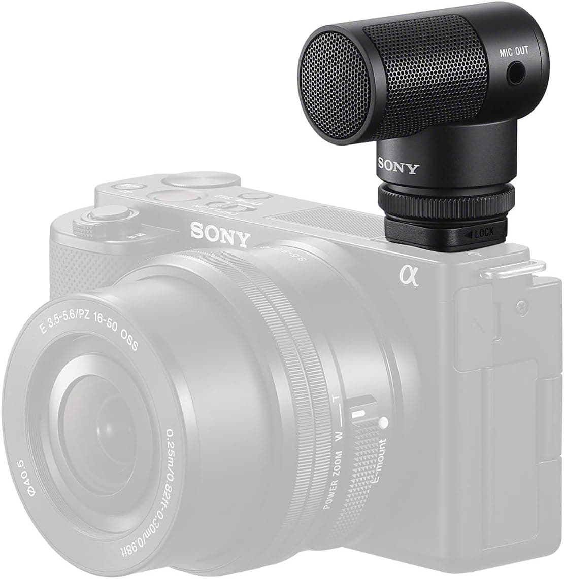 Sony ECM-G1 Ultracompact Camera-Mount Vlogger Shotgun Microphone
