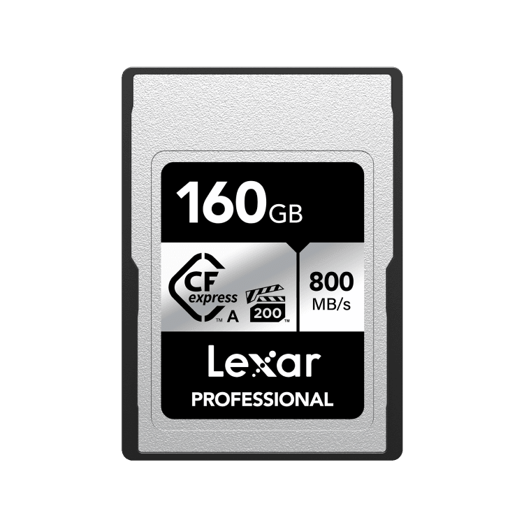 Lexar 160GB Professional CFexpress Type A SILVER Memory Card 800/700 MB/s
