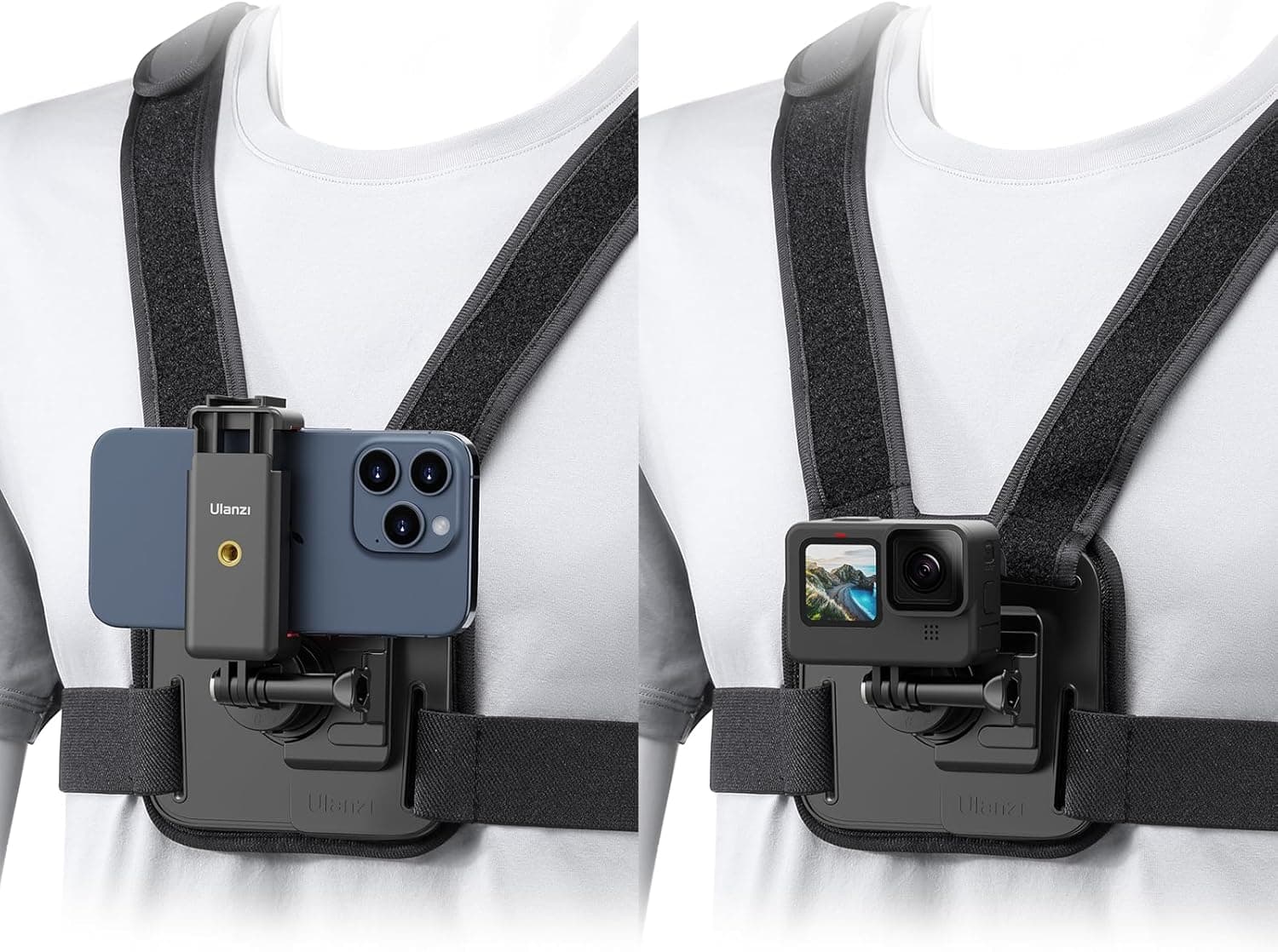 Ulanzi CM028 Go-Quick II Magnetic Chest Mount Harness for Action Camera and Phone