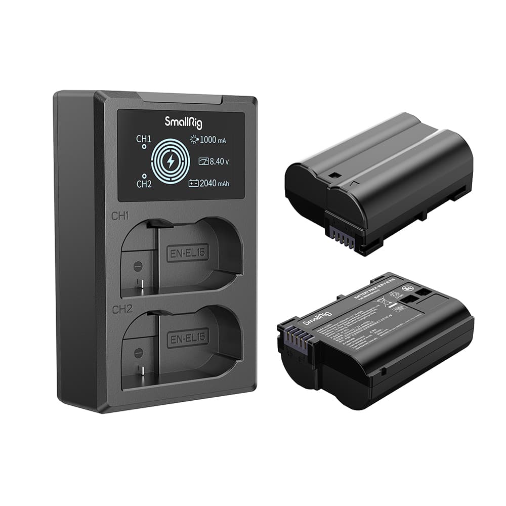 SmallRig EN-EL15 Dual Battery and Charger Kit