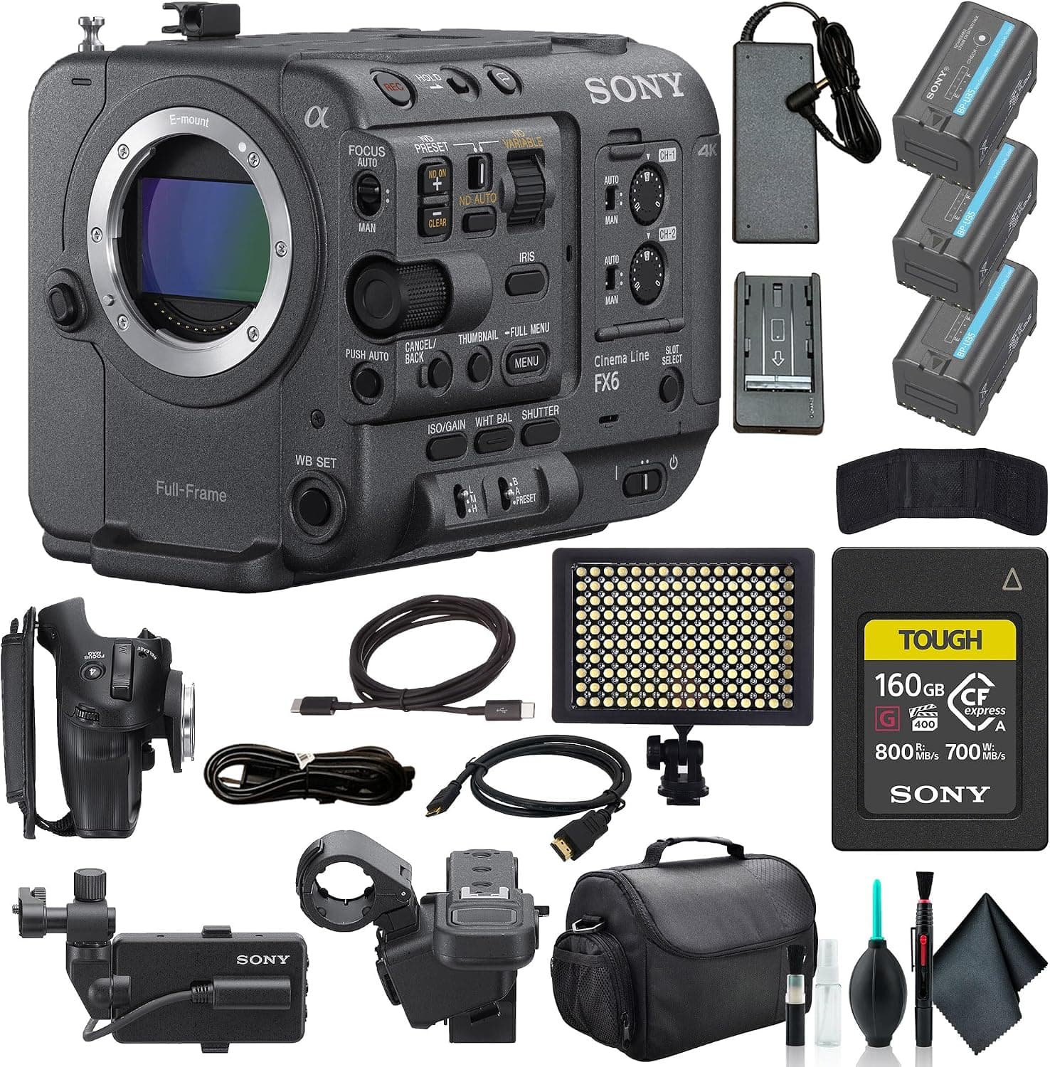 Sony FX6 Full-Frame Cinema Camera (Body Only)