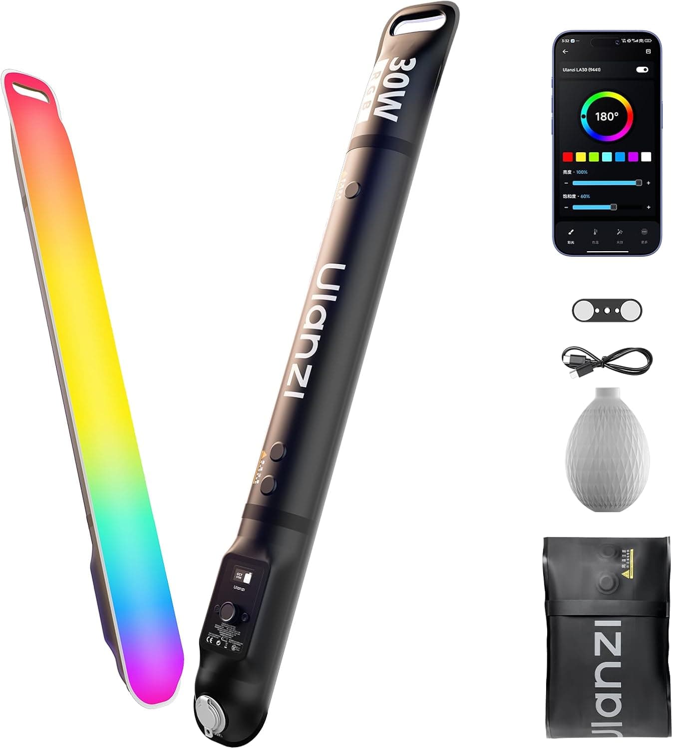 Ulanzi LA30 30W Inflatable RGB Air Tube Light
