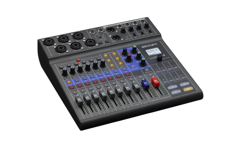 Zoom LiveTrak L-8 Portable 8-Channel Digital Mixer and Multitrack Recorder