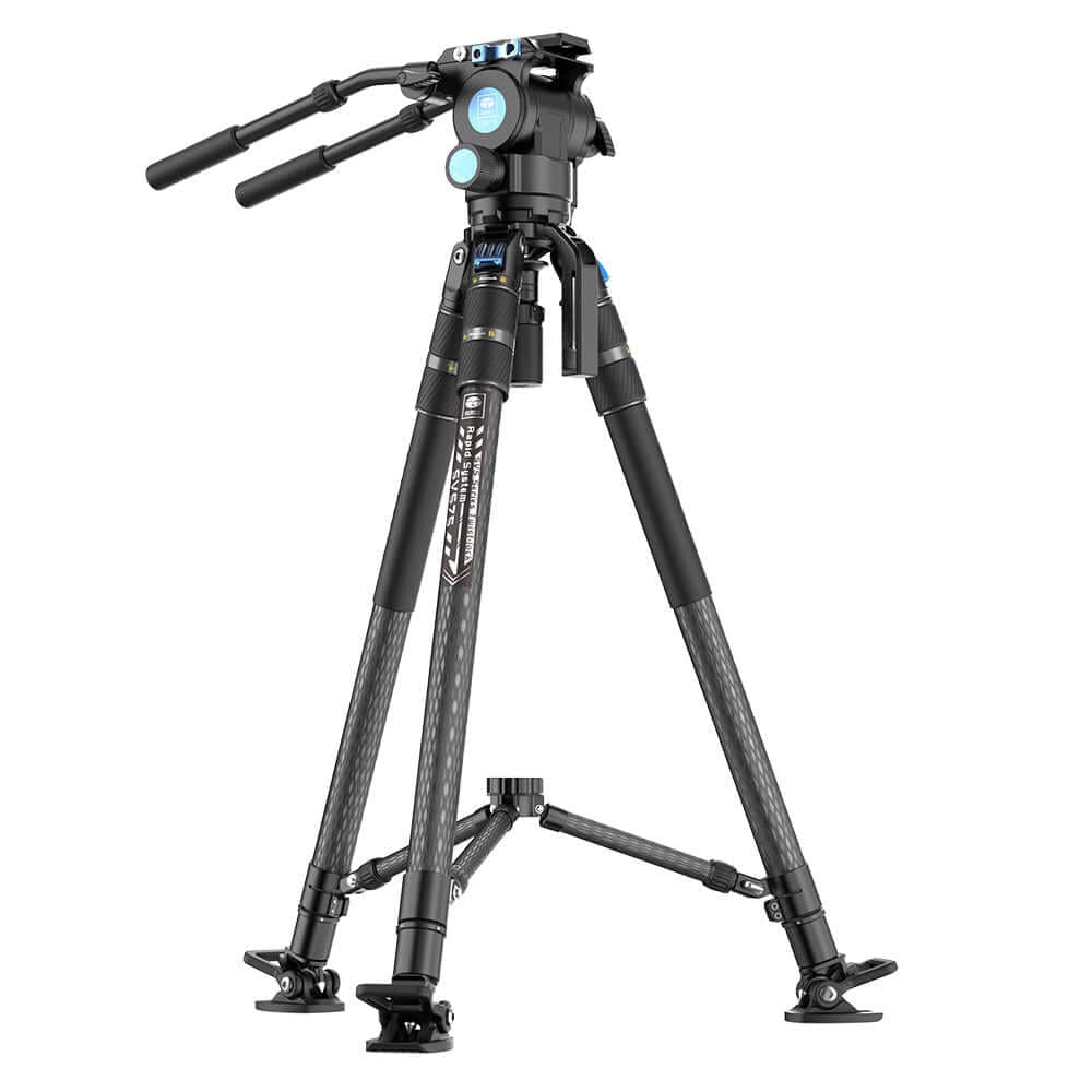 Sirui SVS75+SVH15 Carbon Fiber Tripod with Fluid Head