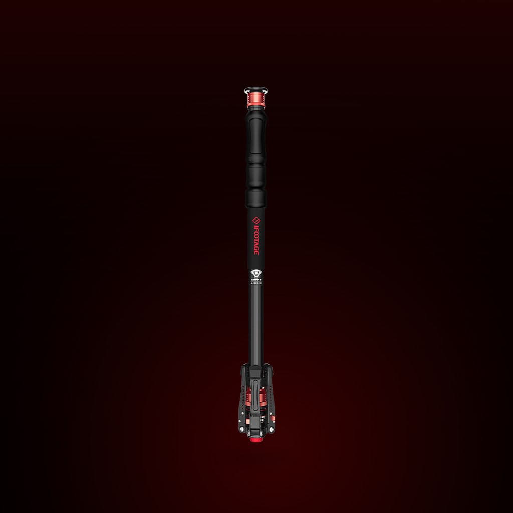 iFootage Cobra 3 Strike Aluminum Monopod with K5S Fluid Head