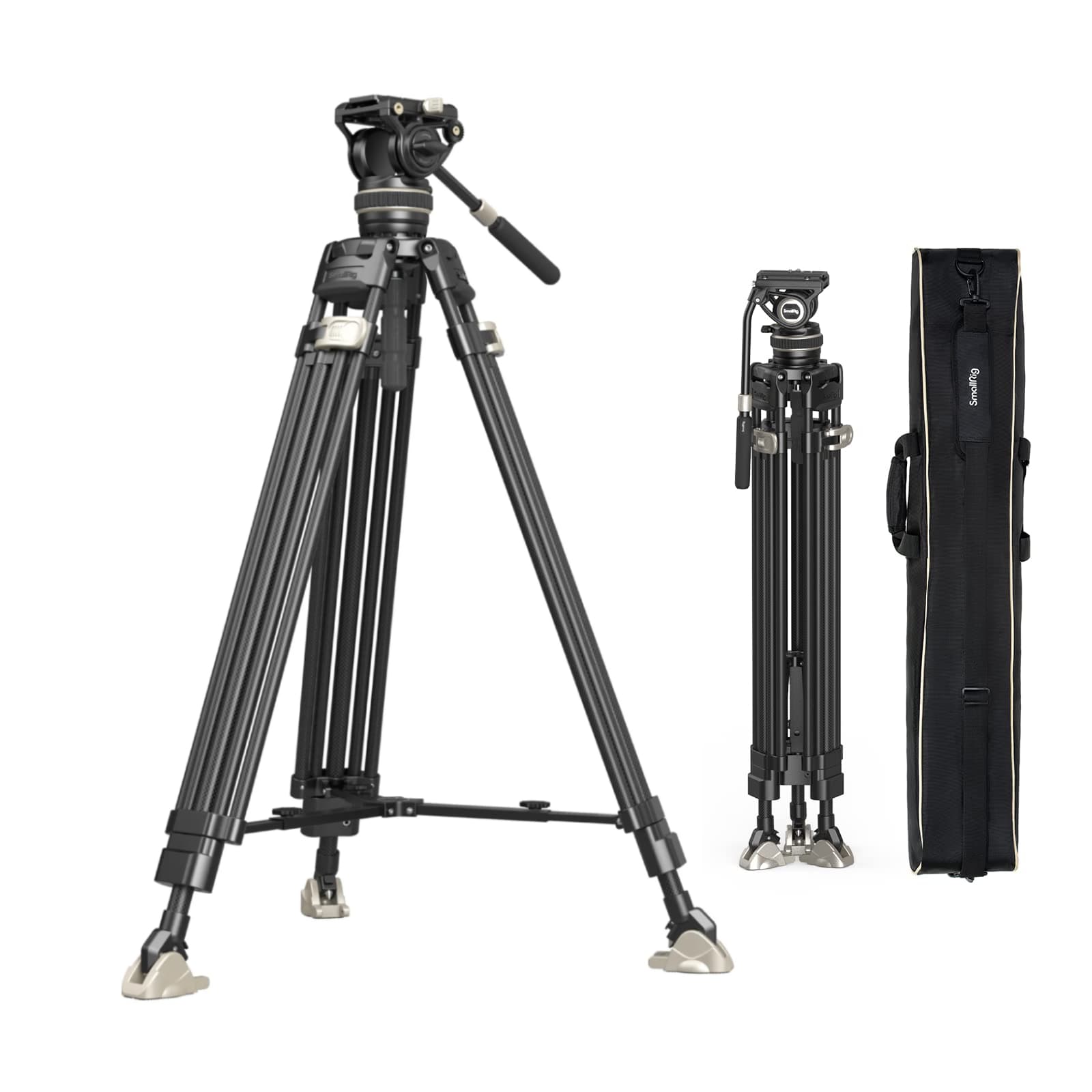 Smallrig Heavy Duty Carbon Fiber Tripod Kit