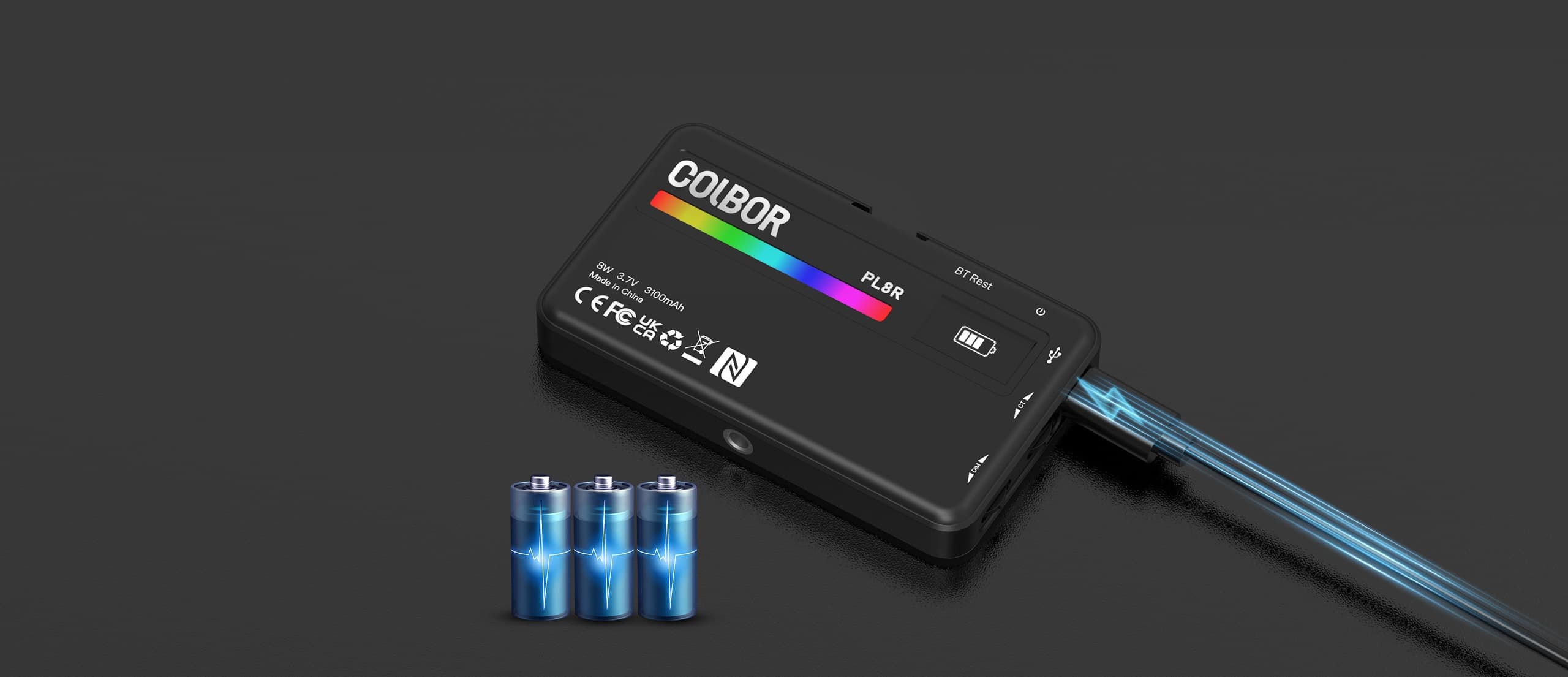 COLBOR PL8R RGB LED Pocket Light