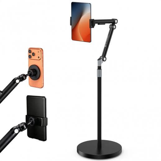 K&F CONCEPT Universal Floor Tablet Stand and Phone Holder