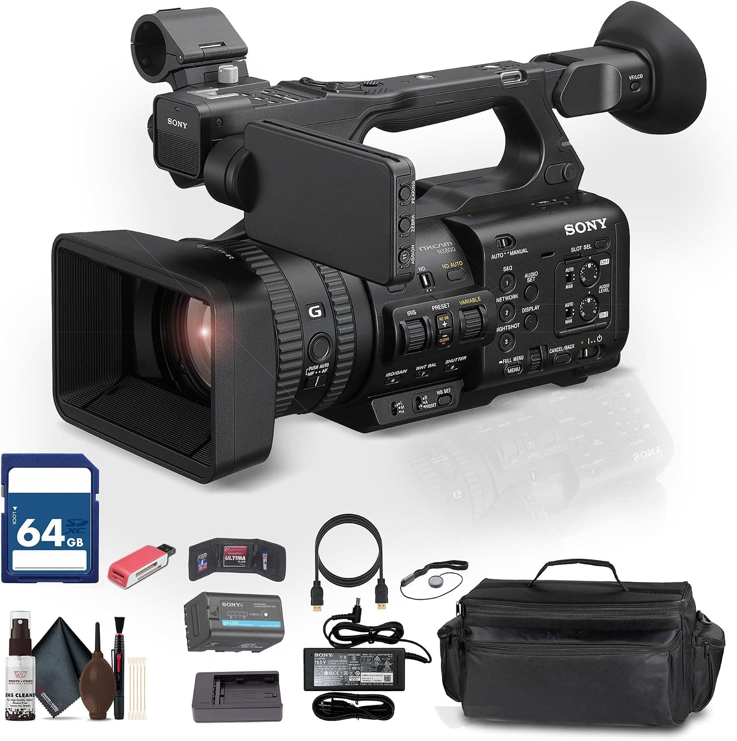Sony HXR-NX800 4K CMOS Sensor NXCAM Camcorder