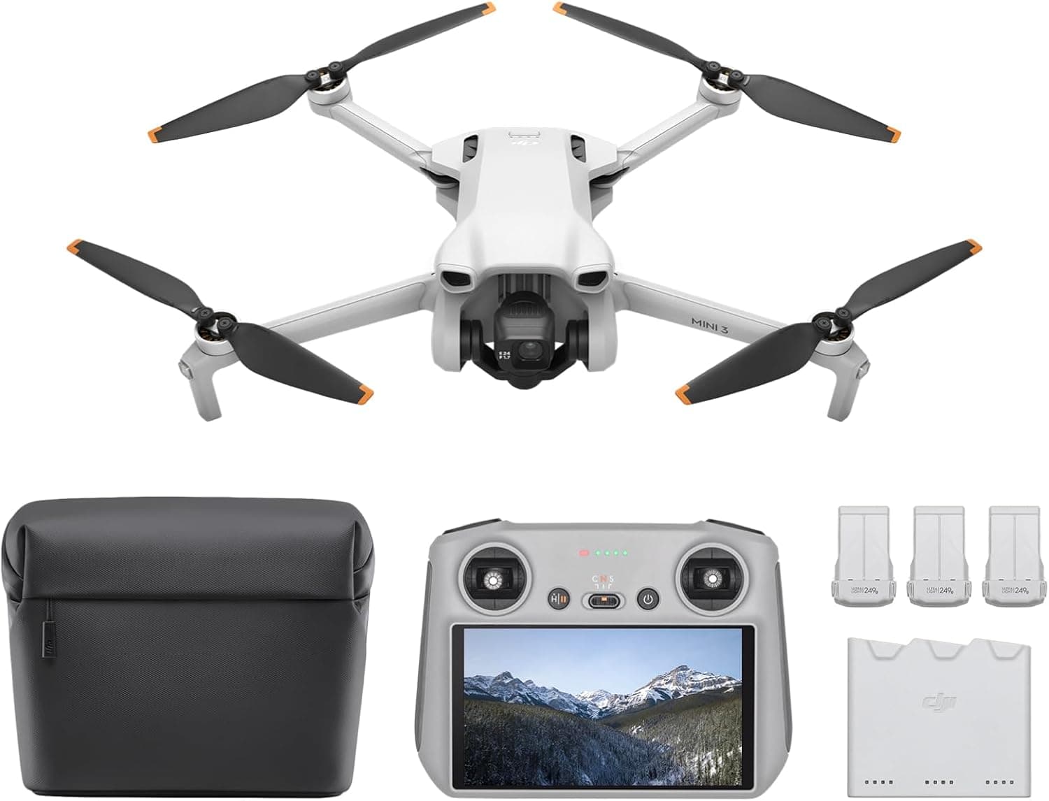 DJI Mini 3 Fly More Combo Drone with DJI RC Remote