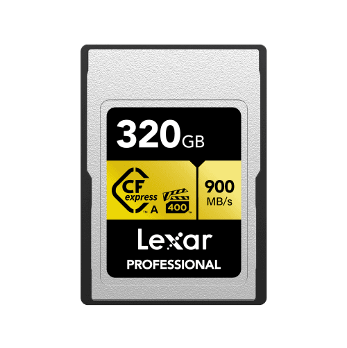 Lexar 320GB Professional CFexpress Type A Card GOLD Series