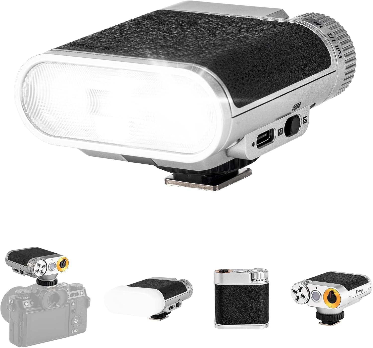 Viltrox Vintage Z1 On-Camera Flash