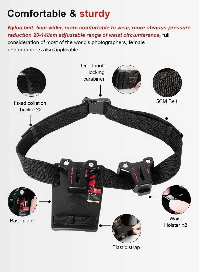 Lynca bcamerab 50D Camera Waist Holster