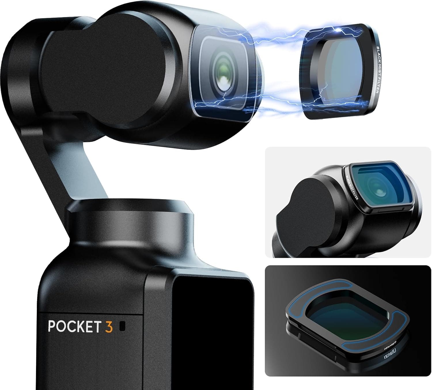 Ulanzi PK-01 Black Mist Filter for DJI Osmo Pocket 3