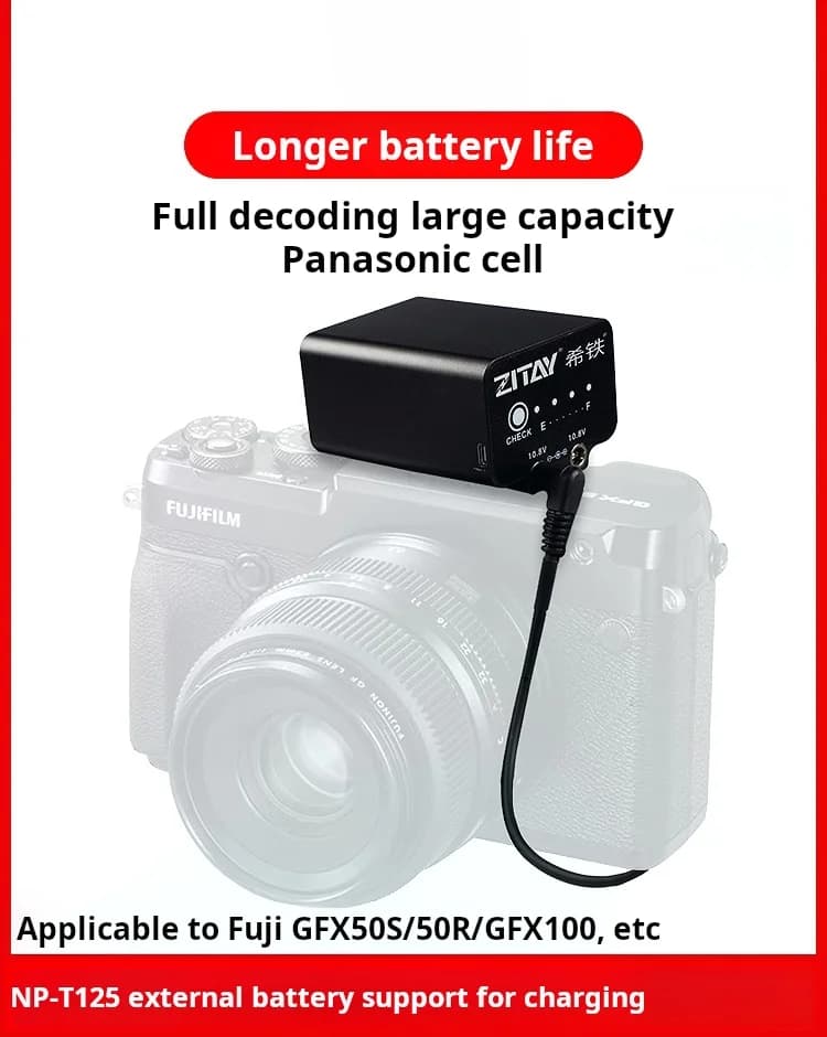 ZITAY 10.8V External Camera Battery 75WH