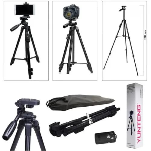 YUNTENG VCT 5208 MOBILE PHONE TRIPOD CAMERA TRIPOD