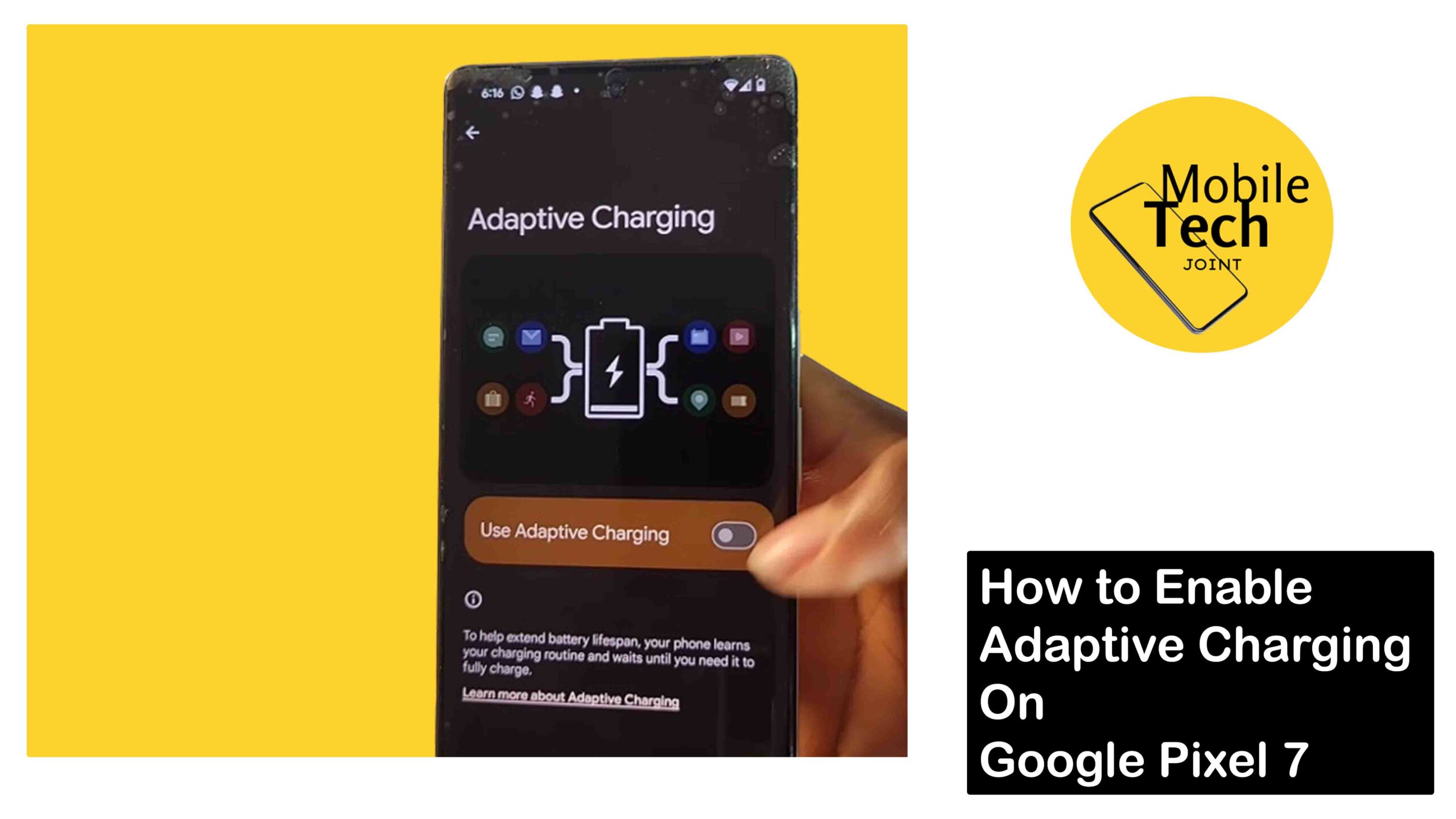 How to Enable Adaptive Charging On Google Pixel 7