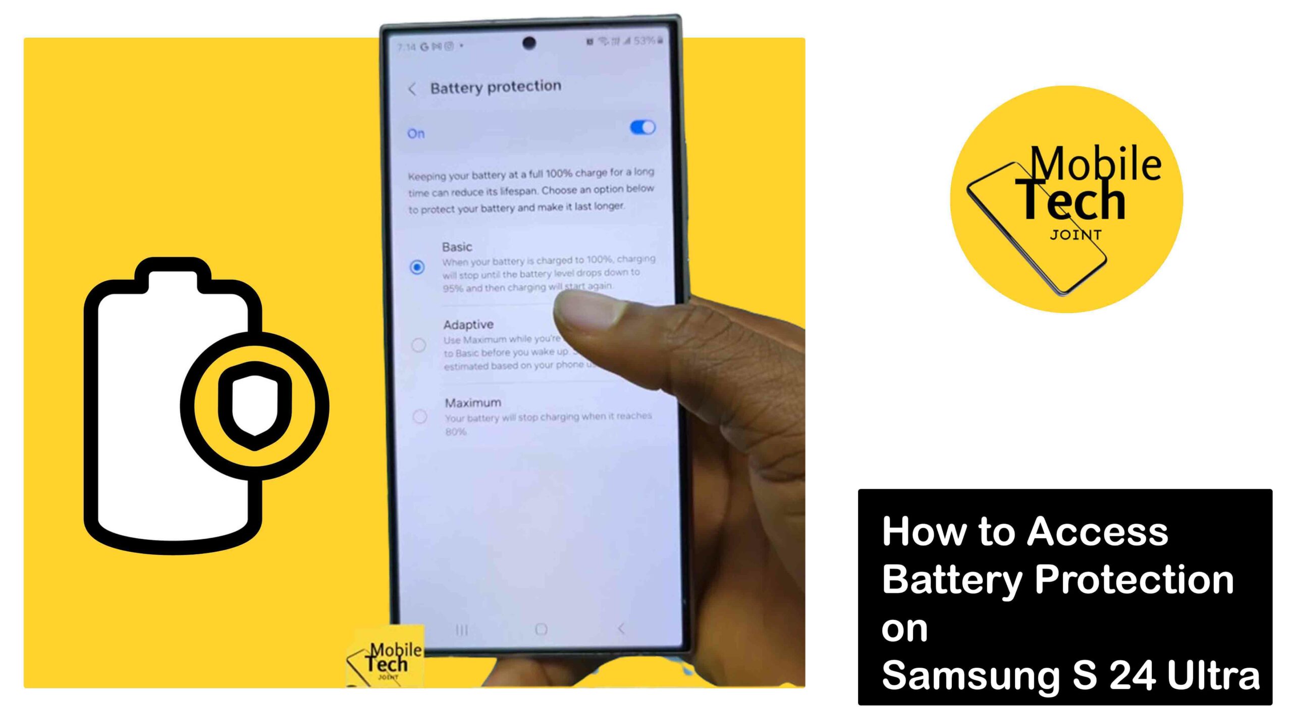 How to Enable Battery Protection on Samsung S24 Ultra