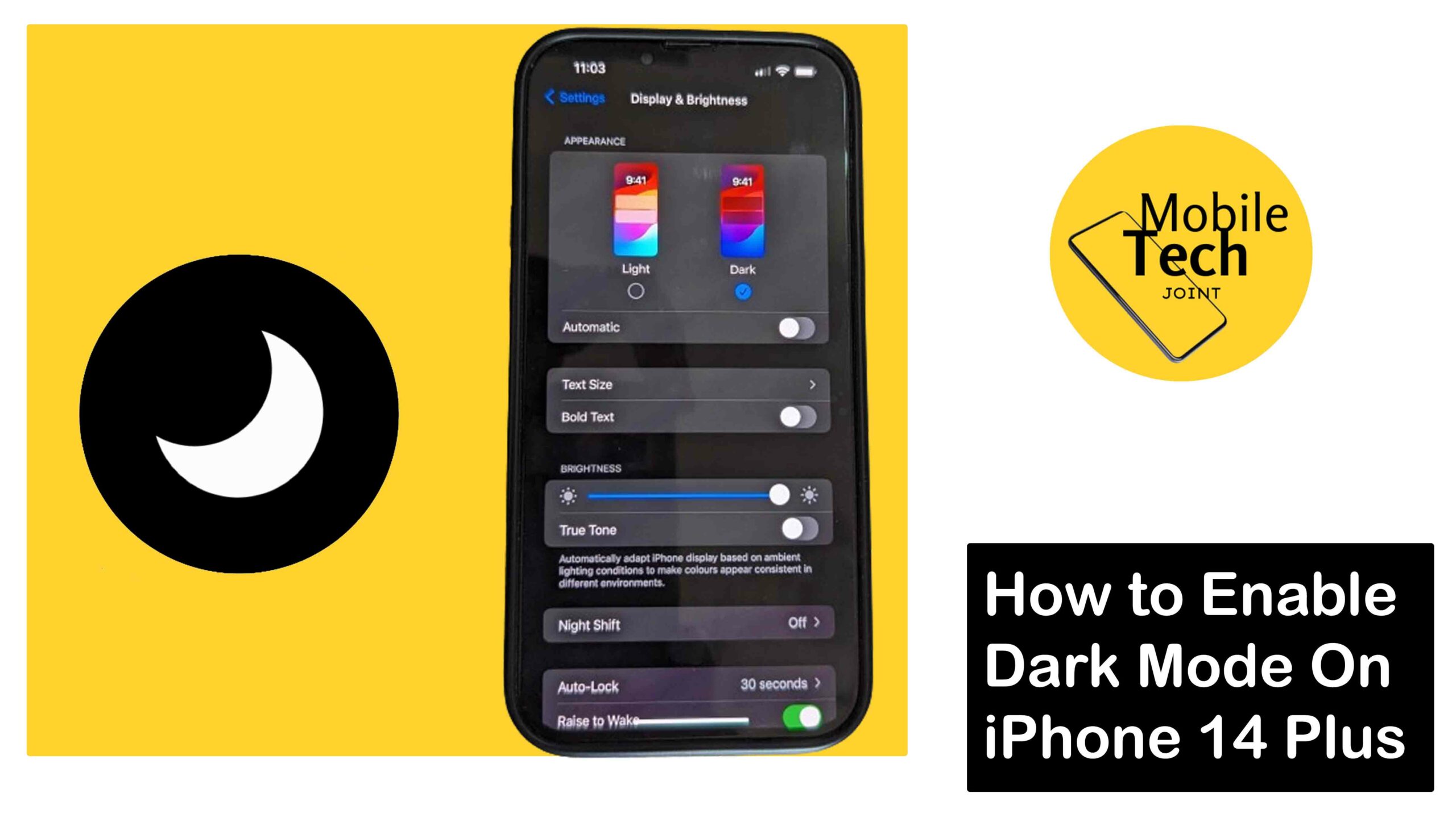 How to Enable Dark Mode on iPhone 14 Plus