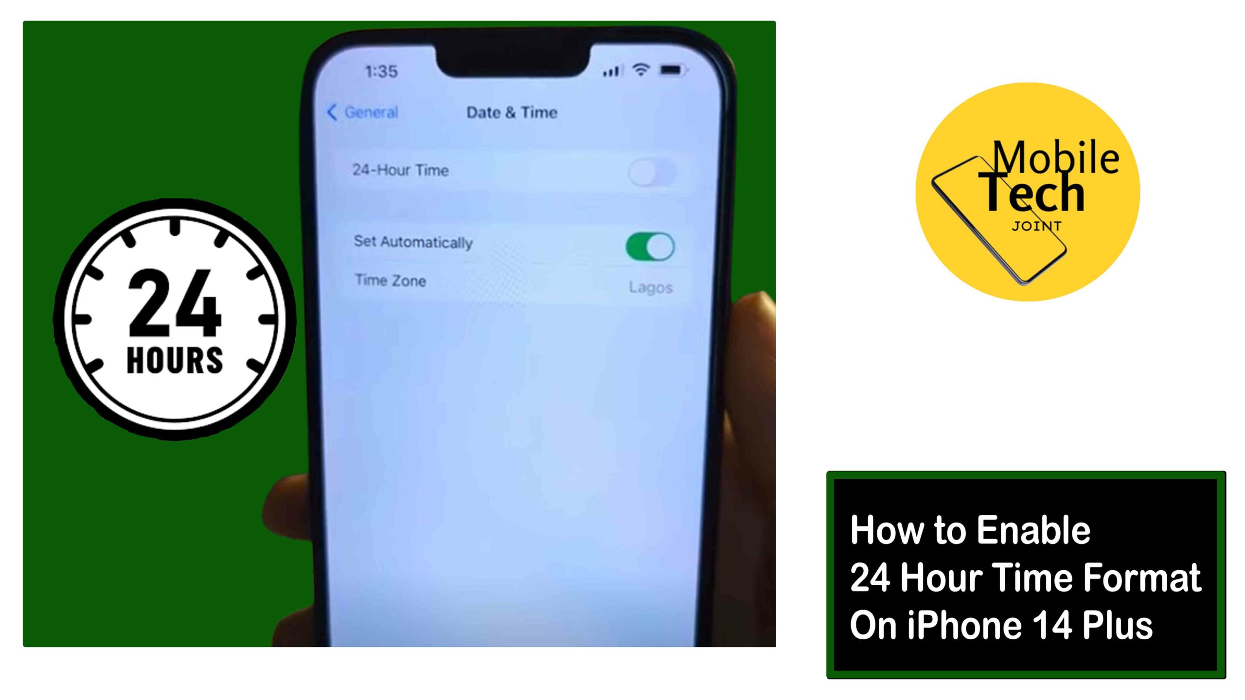How to Enable 24 Hour Time Format on iPhone 14 Plus