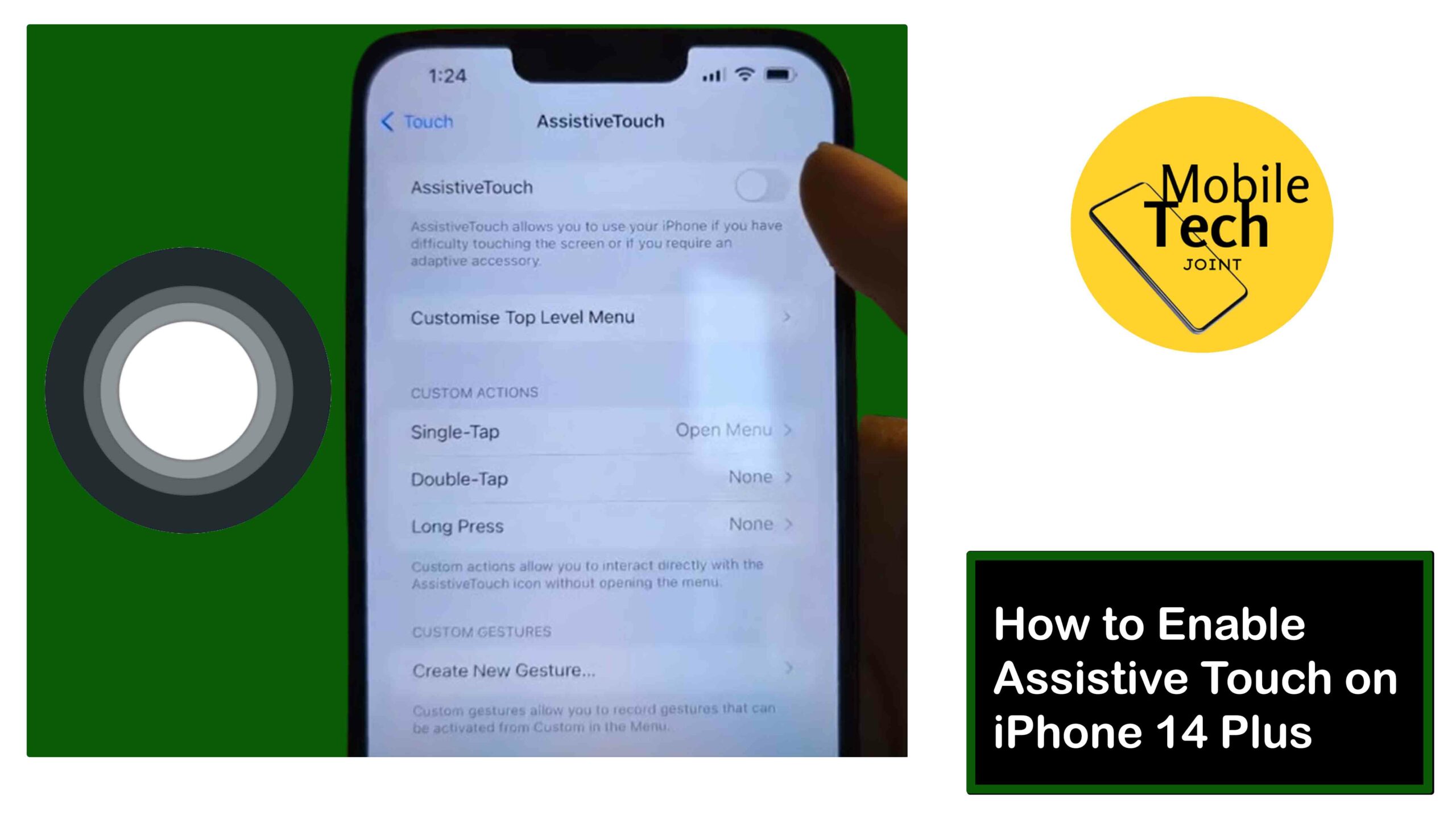 How to Enable AssistiveTouch on iPhone 14 Plus