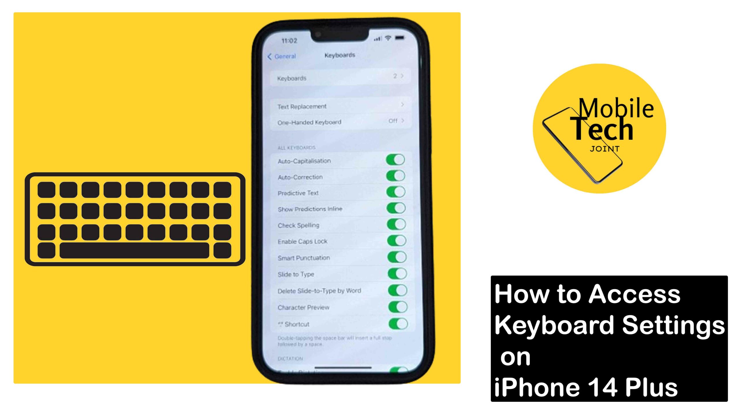 How to Access Keyboard Settings on iPhone 14 Plus