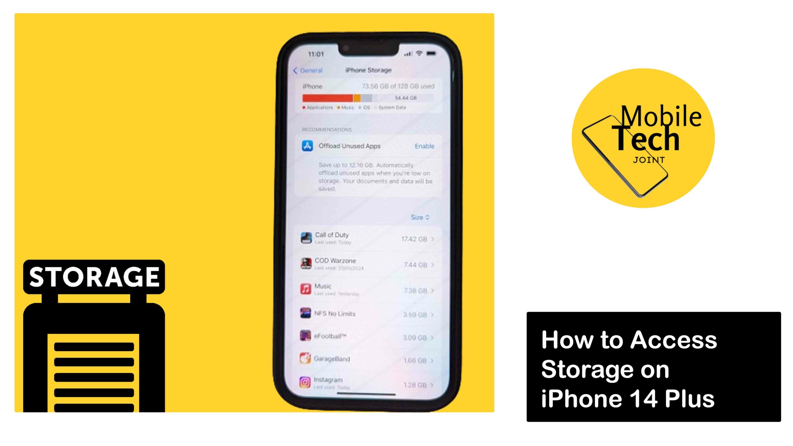 How to Access Storage on iPhone 14 Plus