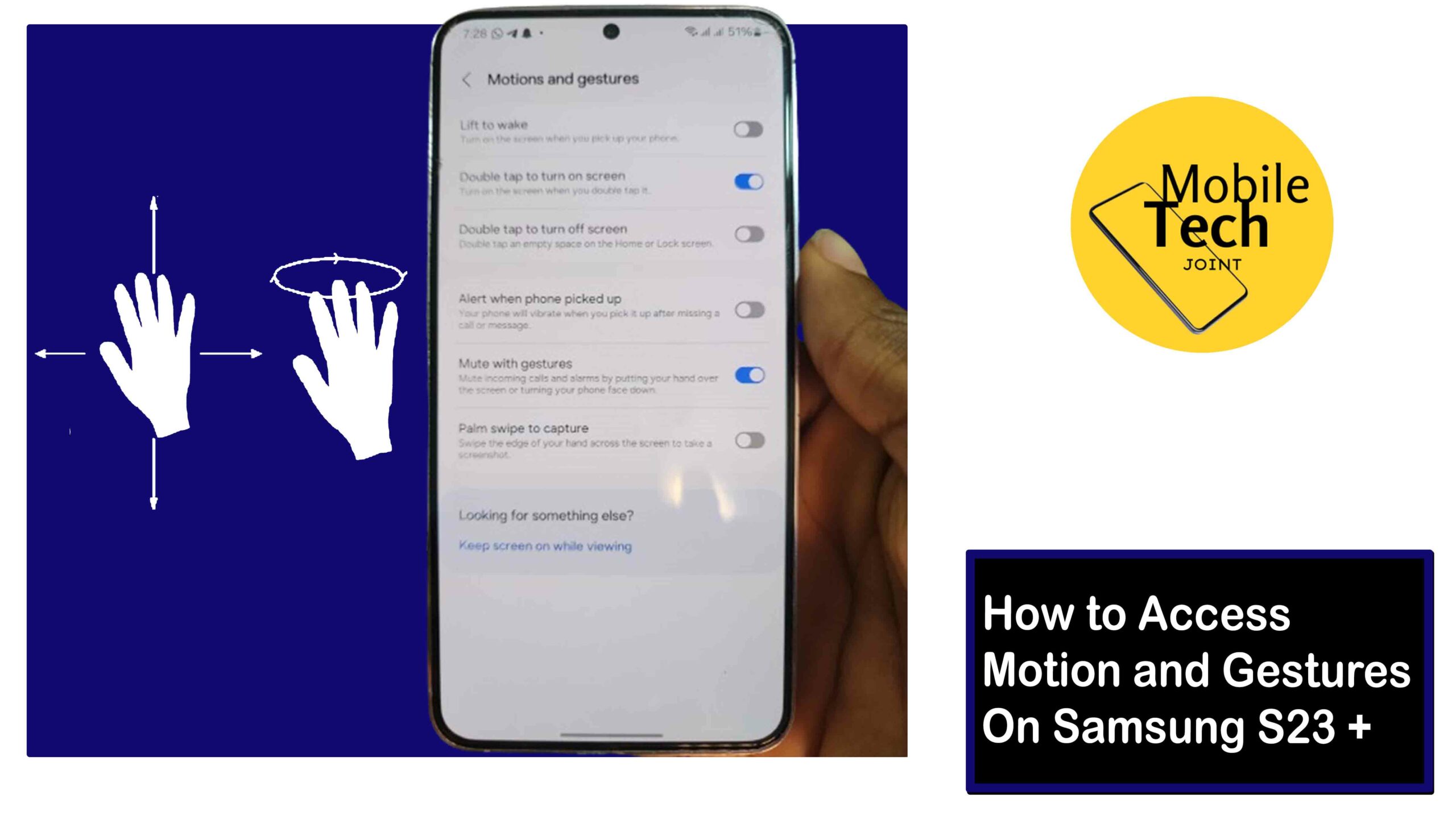 Access Motion and Gestures