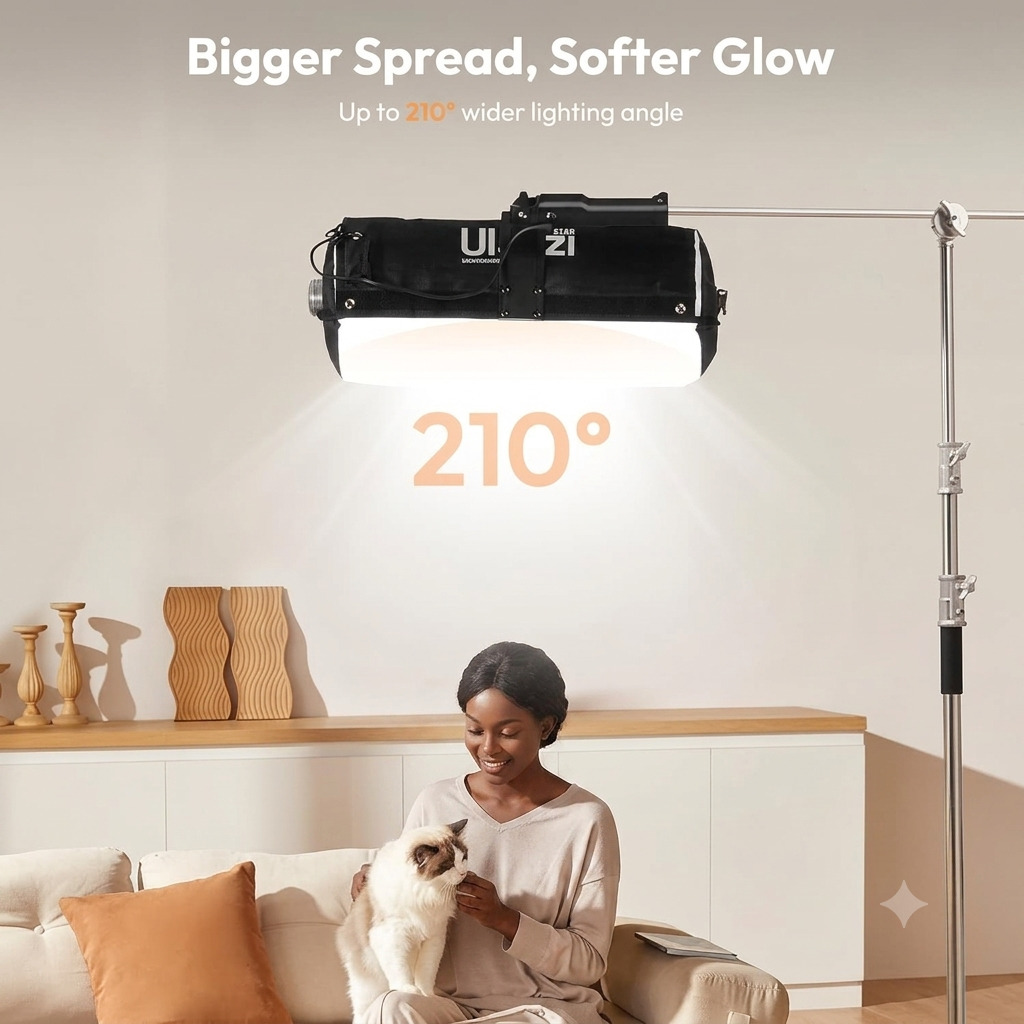 Ulanzi AL60 and AL120 inflatable LED light lantern