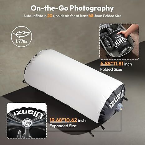 Ulanzi AL60 and AL120 inflatable LED light lantern