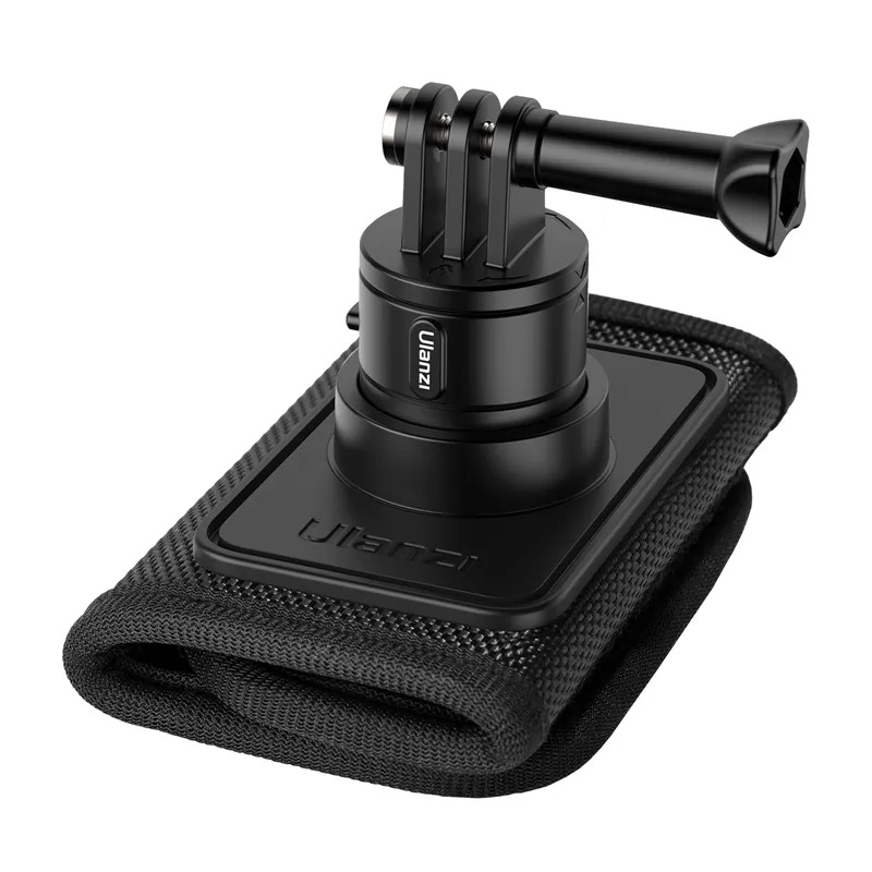 Close-up of the Ulanzi CO62 Go-Quick II magnetic quick-release base attached to a camera tripod