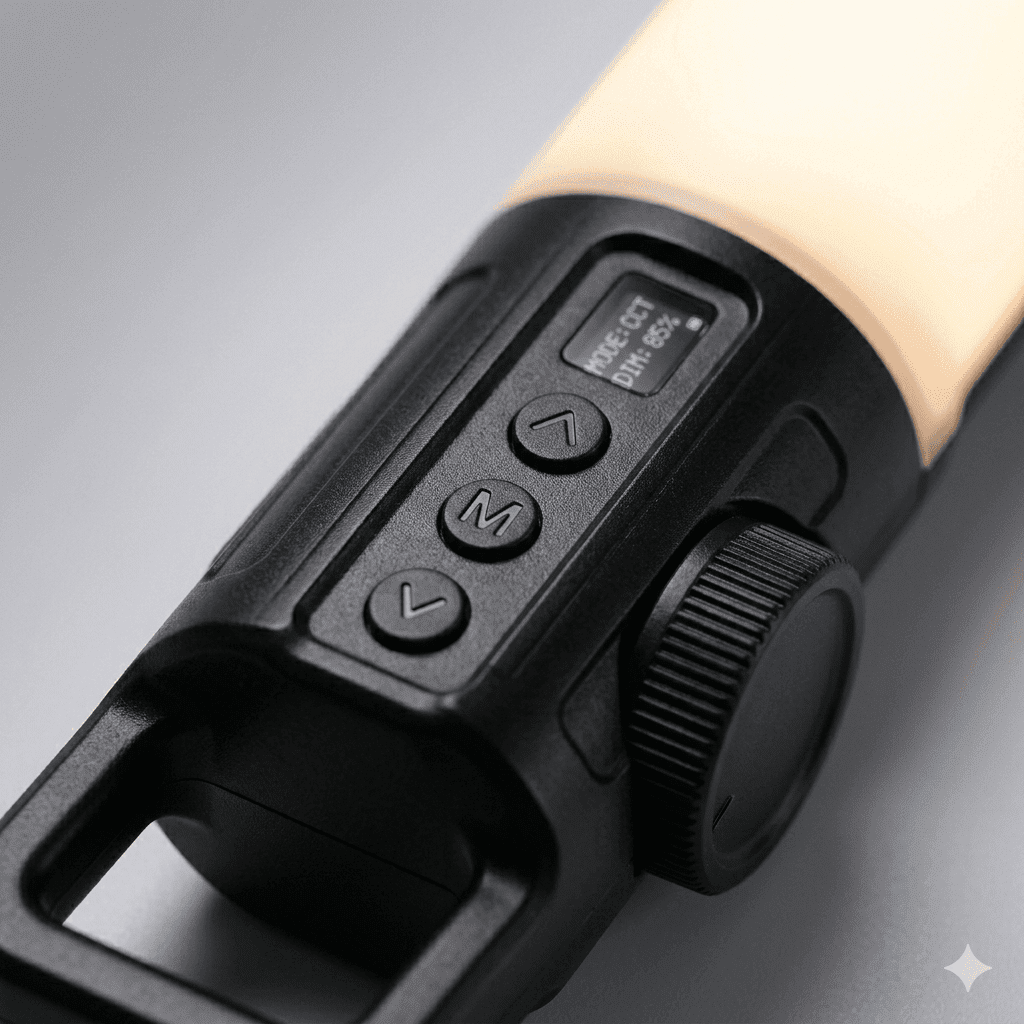 Ulanzi UA12W lightweight Airtube RGB LED light wand for professional mobile video production