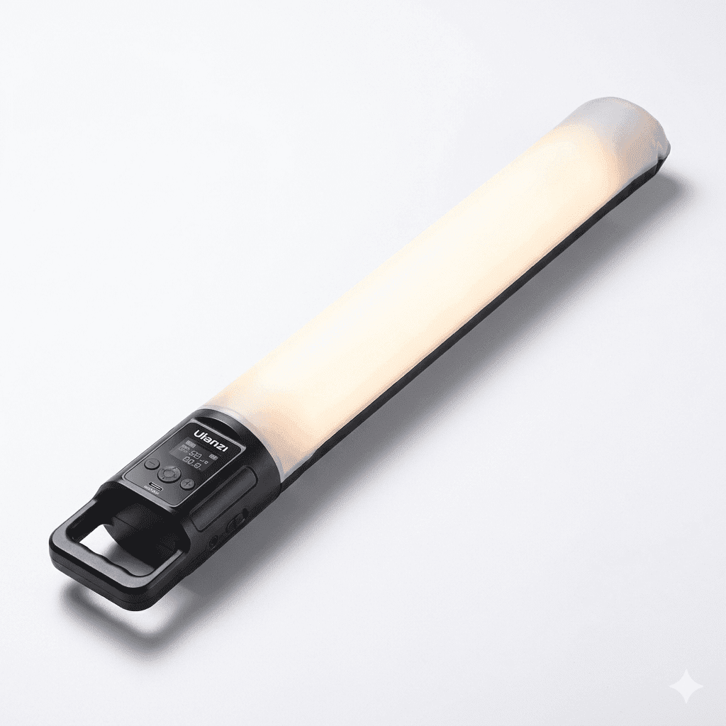 Ulanzi UA12W lightweight Airtube RGB LED light wand for professional mobile video production